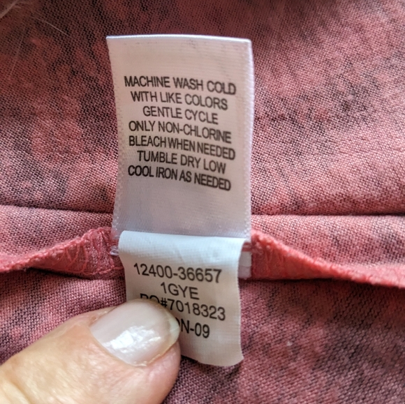 One World Boho Maternity Ethnic print 3/4 sleeves Blouse Size L - Picture 14 of 16